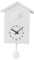 PRETYZOOM Wanduhr Digitaluhr Zeitsignal Uhr Uhren für Kinder Wald Uhr Wand Zeit Uhr hölzerne Uhr hängende Dekoration Quarzuhr Zeitschaltuhr Sagen Die Uhrzeit nennen Glockenspiel t60 Weiß