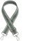 Whakano Verstellbarer Taschengurt,3.8cm Breiter Schultergurt Schulterriemen,Handtaschen Riemen Damen und Herrenm für DIY Zubehör Schultertaschen Umhängegurt Gurt,Grün,Silver Buckle