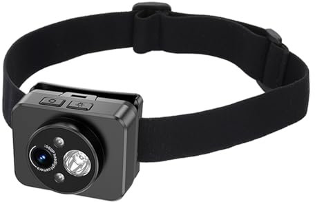 Head Mounted 1080P Action Camcorder With Bright LED For Cycling Climbing And Extremes Sports