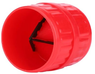 lcyen Universal Copper Pipe Reamer Deburring Tool,Acrylic Tubing Chamfer Tool Reamer Internal/External 5-38MM Deburrer Tool Red
