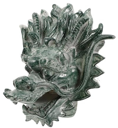 GREENADSCAPE Wandbrunnen Außen Garten Deko Drachenkopf Wasserspiel Brunnen Sprüher Für Draußen
