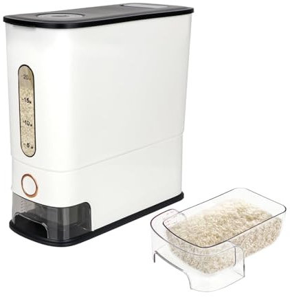 NMGHUTE Dispensador De Cereales Contenedores para Almacenar Arroz Dispensador De Arroz Caja De Cereales para Encimera para Cocina Arroz Cereal De Soja Despensa De Cocina