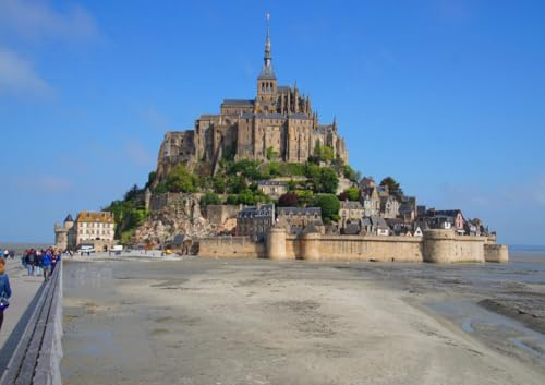 CALVENDO Poster 84,1 x 59,4 cm Querformat Le Mont-Saint-Michel| Bilder, Kunstdruck, Wandbild, Wanddeko, Prints ohne Rahmen