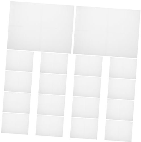 Beavorty 20pcs Disposable Tattoo Clean Pads Tattoo Table Covers for Tattooing and Manicure Practice Mat White Composite Film Material for Table Protection