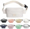 Bauchtasche für Damen, modische Bauchtasche mit verstellbarem Gürtel für Sport, Wandern, Mädchen und Frauen, beige, 33 cm x 6 cm x 14 cm, Modische Hüfttasche