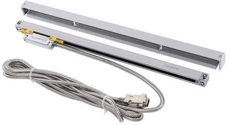 ZKLGS Linearskalen-Encoder, 70mm-420mm 5um 18mm * 20mm Schlanke lineare Skala Original Dünner Kleiner Gitterlineal-Encoder für Drehbank(KA-500 270mm 5u)