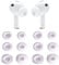 Replacement Silicone Eartips Earbuds Tips Set for Samsung Galaxy Buds 3 Pro Accessories Headphones Ear Tips,6 Pairs (3 Sizes S/M/L) (White)