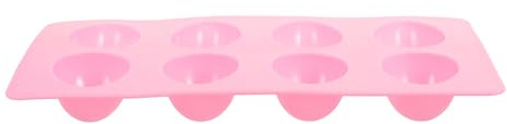 Amosfun 8-Cavity Oval Egg Shaped Silicone Cake Mold Non-Stick Flexible Baking Mould for Easter Eggs Fondant Jelly Chocolate DIY Dessert and Pastry Kitchen Tool