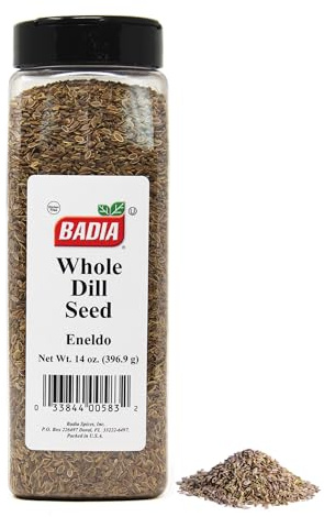 Badia Dill Seed Whole, 14 oz – Premium Spice for Pickling, Cooking & Seasoning – Aromatic & Flavorful
