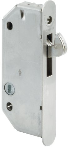 Prime-Line E 2171 2-9/16 In. Steel, Round-Faced Mortise Latch with Vertical Keyway (Single Pack)