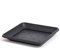 Prosperplast Vaso per Piante Terra Quadrato con Sottovaso, 1,7L, Misure: 15 x 15 cm, Colore: Antracite
