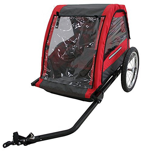 Raleigh - TRA030 - Entrepid 2 Seater Children's Trailer for Bicycles in Red
