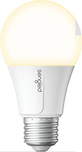 Sengled Alexa Light Bulb, WiFi Light Bulbs No Hub Required, Smart Bulbs that Work with Alexa, Google Home, Dimmable Smart LED Bulb, A19 Soft White (2700K), 800LM 60W Equivalent, 1 Pack