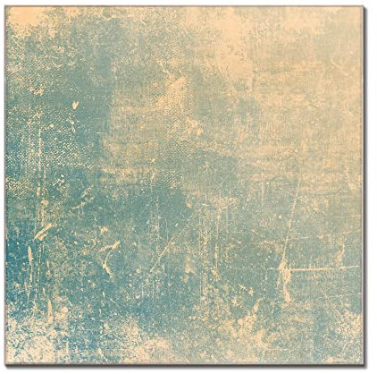 banjado® Glas Magnettafel mit 4 Magneten - Magnetwand 30x30cm mit Motiv Patina Grün - Memoboard/Pinnwand magnetisch, beschreibbar, perfekt für die Küche - Magnetboard auch als Wandbild/Wandtafel