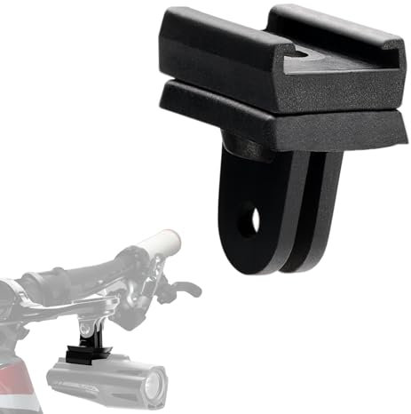 Cygolite Adaptateur d'éclairage – pour phares de vélo Expilion, Metro et Streak Series Compatible avec GoPro, Noir