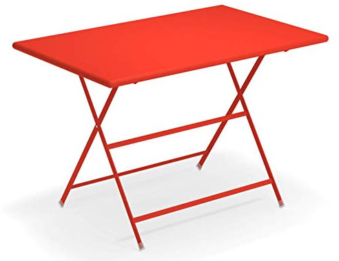Emu Arc en ciel Klapptisch rechteckig cm. 110x70 Art. 331 Farbe Scarletrot Code 50