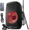 Gemini Sound As-2115Bt-Lt-Pk Led Party Light Show Bluetooth 15 Inch Woofer 2000W Watts Active Pa System Dj Bluetooth Speakers With Speaker Stand, Microphone/USB Sd Card, Xlr Inputs, Tws