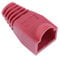 Red RJ45 Plug Boot Cover Plastic Ethernet Sheath Cable Connector Cap (Pack of 10 Pcs)