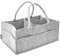 Rubberneck Baby Windel Filztasche XL - tragbare Wickeltasche, Allzweck Organizer aus Filz (Hellgrau, 40 x 26 x 17 cm)