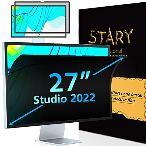STARY Blickschutzfolie Kompatibilität Mit Apple Studio Display 27 Zoll 2022 Selbstklebend Anti-Spy Privacy Filter Blendschutz & Blaulichtblock Sichtschutz-Folie