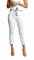 Mississhop Female Damen Stretch Klassische Chino Hose (Mod. 366) Weiß XXL