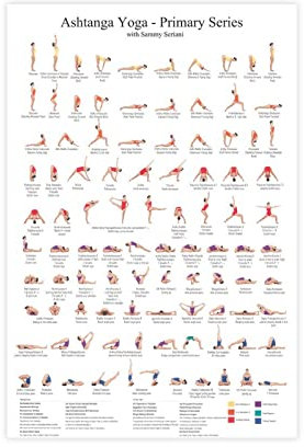 FUKITT Yoga-Poster mit Familienmotiv (12), Leinwandposter, Schlafzimmer-Dekor, Sportlandschaft, Büro, Raumdekoration, Geschenk, ungerahmt, 20 x 30 cm
