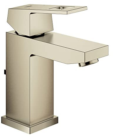 Grohe Eurocube S-Size Badezimmer-Wasserhahn, 1,2 GPM, gebürstetes Nickel