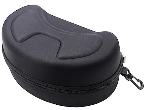 OATTIS Custodia Per Occhiali Grande, Custodia Per Occhiali Protettiva, Custodia Per Occhiali Con Cerniera Extra Large,Colore1