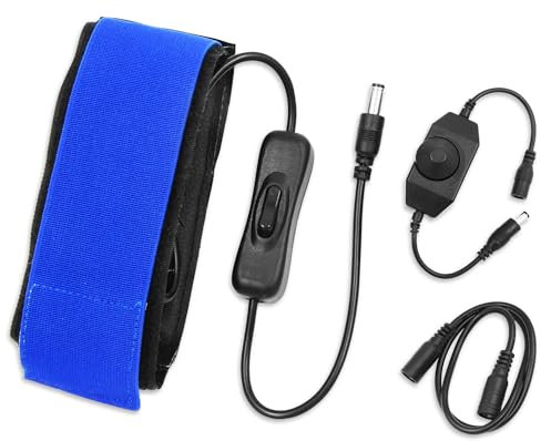 Astromania 40 cm DC Objektivwärmer Heizung Tauheizleiste – Stufenloser Temperaturregler für Teleskop-Objektiv mit weniger als 125 mm Durchmesser und Universalkamera