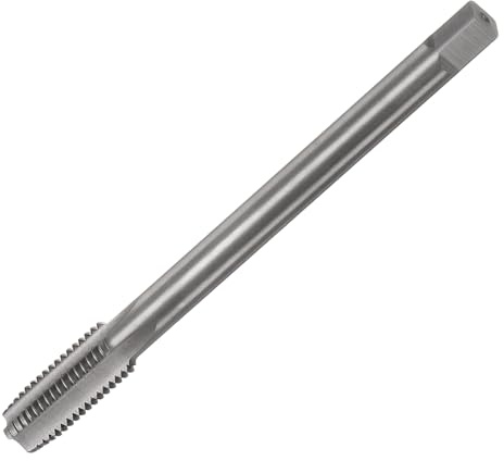 QUARKZMAN Metrisches Gewindebohrer M12x1,75 H2 Linksgewinde 130mm Extra | langer gerader Flöten-Gewindeschneidwerkzeug zum Gewindeschneiden und Reparieren