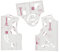3x 1:5 Mode-Design-Lineal, Stoffdesign, Studenten, Lehrmittel, Bekleidungszeichnungs-Vorlage, Garment-Prototypen-Lineal, Kunststoff-Näh-Lineal, Schneider-Set, klares metrisches Näh-Lineal-Set,