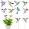 Frundoo Diamond Painting Birdie Set, 8 Stück Diamond Painting Kinder Erwachsene Gartendekoration für Draußen und Drinnen Balkon Deko, Basteln-Kinder Diamont Painting Geschenke für Mädchen Dekor