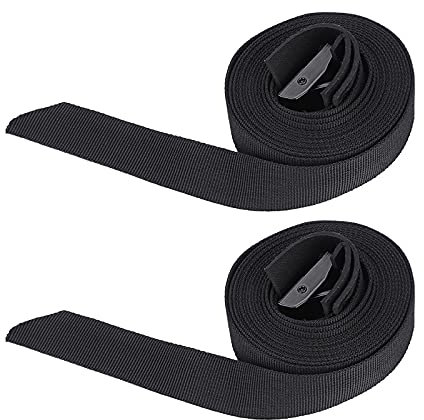 Bnineteenteam 2pcs Surfboard Kayak Roof Rack Tie Down Strap with Cam Buckle Lock, Suitable for Binding Snowboard, Canoe