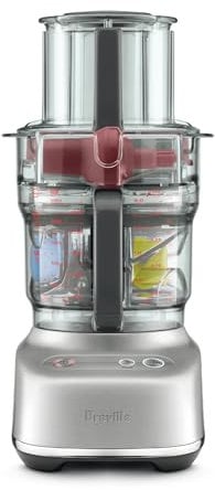 Breville BFP638 Paradice 9 Cup Food Processor and Dicer, Small, Brushed Stainless Steel
