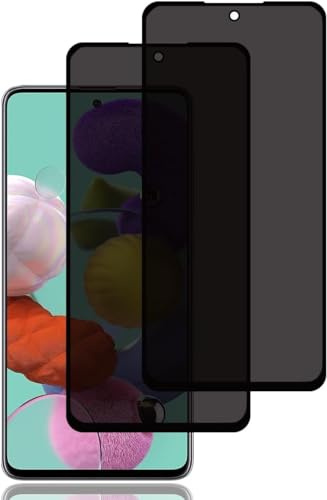 Fiokxie [2 Piezas] Protector Pantalla de Privacidad para VIVO Y28 4G - Anti-espía Cristal Templado 3D Cobertura Completa, Anti Spy Vidro Templado 9H dureza Screen Protector