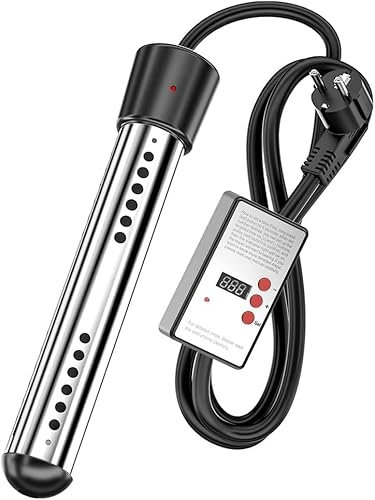 Chauffe- à, Chauffe-Seau éLectrique 2500 W avec Minuterie ArrêT Automatique Chauffage de Bain à Remous pour la EU Plug