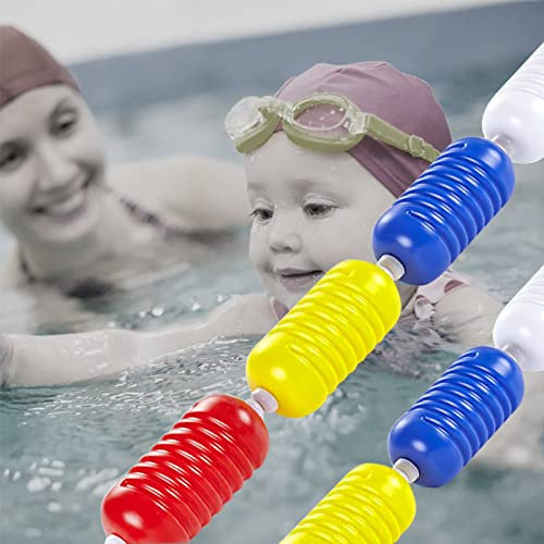Cuerda divisora de piscina de nailon de 4 m, para entrenamiento de natación, 9 cm de diámetro, material plástico de polietileno, divide piscinas para práctica de extremos profundos y poco profundos