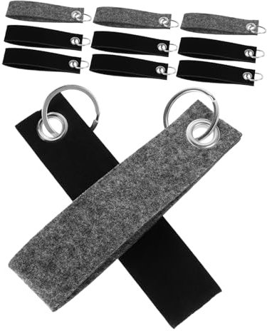 OATIPHO 30stücke Filz Schlüsselanhänger Hängekette Einfache Blanko Anhänger Filz Schlüsselkette DIY Zubehör Zum Selbermachen