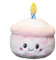 - Tarta de cumpleaños de Peluche, Juguete de Pastel de Peluche de Peluche para Tartas de cumpleaños - Adorno de reunión de cumpleaños para Mujeres y