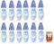 Dove Deodorante Vapo Talco, Deodorant Kein Gas 24h Talkum-Duft - Deo 12x 75ml + Italian Gourmet polpa 400g