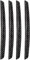 4-Pack Black Carbon Fiber Car Door Edge Protectors - Universal Fit, Scratch-Proof and Weather-Resistant Guards, Easy Installation for Enhanced Vehicle Door Edge Safety