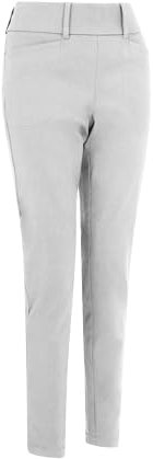 Callaway Damen-Golfhose – Chev Schlupfhose mit Stretch für Frauen, Flache Vorderseite, Opti Dri-Technologie (Brillantweiß)