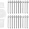 XENQITO 20 Lot Barres à Ressort à Dégagement Rapide, Barrettes à Ressort, Broches de Rechange pour Bracelets Montre pour Réparer Bracelet Montre, Kit de Broches de Bracelet de Montre, 22 Millimètre