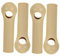 ULTECHNOVO 4 Pezzi Protezione Antisplintero Ricambio per Scope e Palette Compatibile con Utensili per Pulizie Industriali