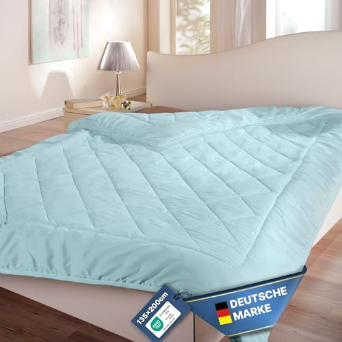 Bestlivings Bettdecke waschbar ohne Bezug nutzbar - 135 x 200 cm - leichte Sommerdecke ÖKO-Tex 100 Zertifiziert und waschbar bei 60°C, Leicht, Atmungsaktiv Ideal für Reisen