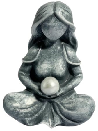 Kuntesetty Mondgöttin Statue, Heimdekoration, Mythologische Figur für Festival, Büro,
