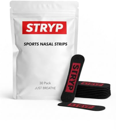 STRYP Nasal Strips for Breathing, Nose Tape Snoring Aids for Men & Women | 30-Pack, Unscented, Medical Grade Adhesive for Sport, Sleep, and Recovery, Running Essentials, Nose Strips for Snoring