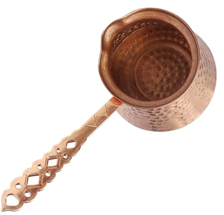 GRIRIW Cafetera Turca Mango Diseño Vintage para Preparar Café y Té y Resistente para Uso Diario