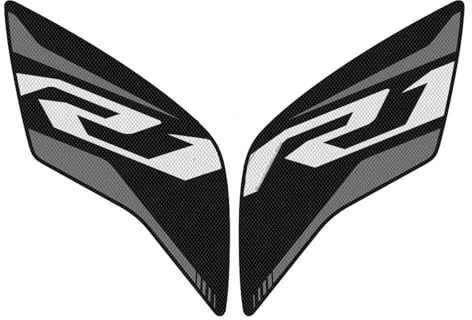Motorradzubehör Seitentank-Pad Schutz Kniegriffmatten Aufkleber Für Yamaha YZF R1 2015-2019