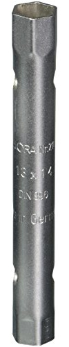 Rohrsteckschlüssel sechskant 210 13X14 mm verchromt